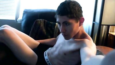 [T28]-[02] Young twink boy plays when he's alone at home