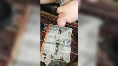 Boy Slow Cum TV Listings: Amature Solo Spunking On TV Magazine