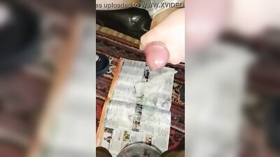 Boy Slow Cum TV Listings: Amature Solo Spunking On TV Magazine