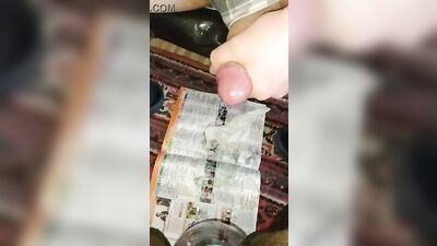 Boy Slow Cum TV Listings: Amature Solo Spunking On TV Magazine