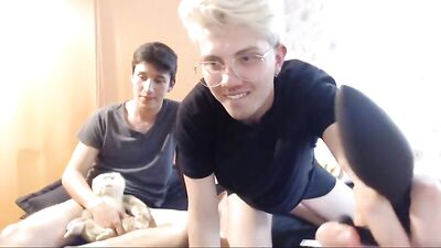 Gay Porn Explosion! NikoTeos Boy Always Horny Cam Show
