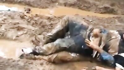 Muddy Love: A Rough and Dirty Public Sex Adventure