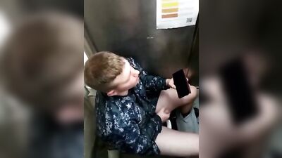 Gay Studs in the Toilet - Amateur Voyeur Porn