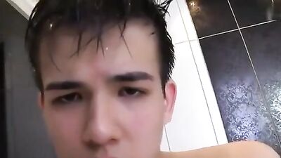 Gay Porn Twink Amateur Bathroom Record - A New Journey!