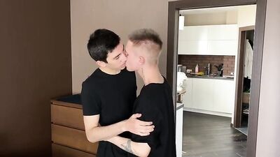 [Gay Porn] Anal Fuck & Cum Eating - Bottom First!