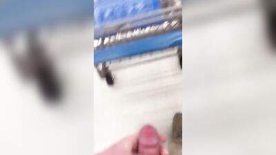 Bearded Twink Cums in Public Again! - Amateur Cum Shots Solo