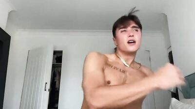 Twink Cum Shots: Masturbating Is Not A Crime Sexy Boys!