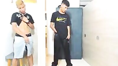Cocky Latino Muscle Boys: Web-Cam Fun Group Sex!