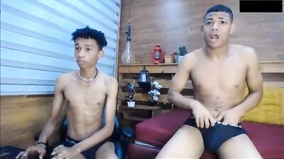 Black Webcam Twinks Porn Couple: Hardcore Gay Action!