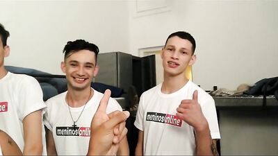 Gay Orgy Porn Movie MN: Action Group Bareback Behind The Scene!