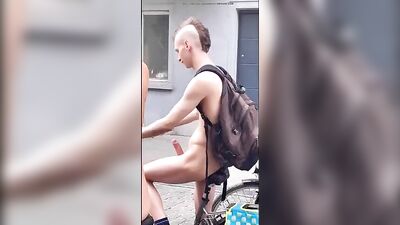 Risky Nude Outdoor Adventures: Erect Boners on Public Streets