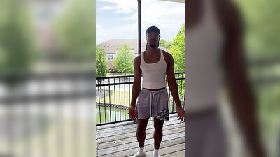 Bro Talk: The Nasty Amateur Black Cum Shots Solo!