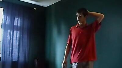 Home Gym Workout with Big Cocks and Cum Shots!