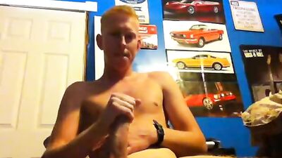 Teen Blond Cum Jock Jerks Solo Twink