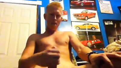 Teen Blond Cum Jock Jerks Solo Twink