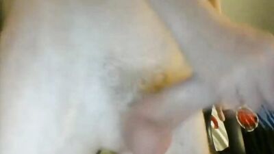 Blue Eyes Big Cumshot: Gay Solo Porn Video!