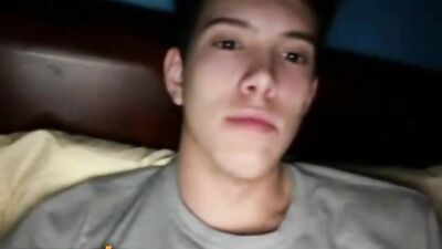 Self-Cam Porn: Horny Boy Cum