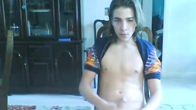 Hard Cock Teens - Amateur Blond Boys Jack Off Fest!