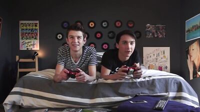 Gay Frat Buddies Evan and Buddy Heat Up the Bedroom After Gaming