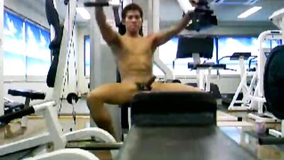 Gym Jock Asian Cumshot
