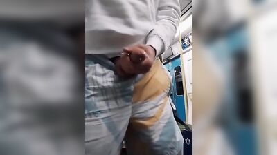 Footy Boys Get Lucky on Subway - Jacking, Gay Porn Video!