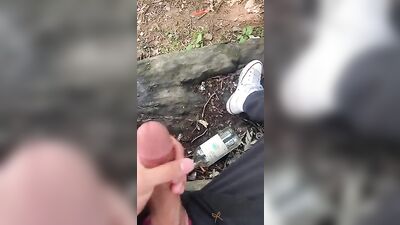 Handjob Helper Bro 3: Cumshot Amateur Outdoor Adventure