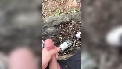 Handjob Helper Bro 3: Cumshot Amateur Outdoor Adventure
