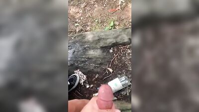 Handjob Helper Bro 3: Cumshot Amateur Outdoor Adventure