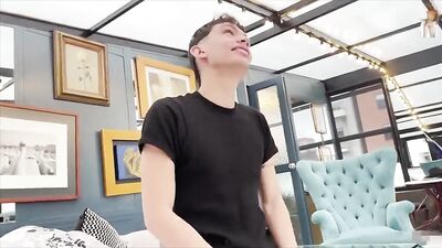 Latino Twink Amateur POV Bareback Oral Cum Shots!