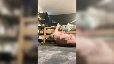 Robbie Spead Eagle Self Sucking