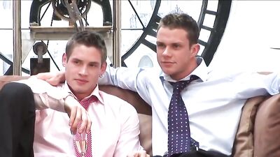 Gay Porn Videos: Two Businessmen Hire A Sexy Rent Boy