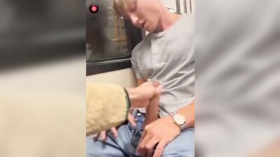 Touch it for me (Public Outside Anon Amateur Cum Shot Handjob Uncut Twink) - The hottest twinks in town