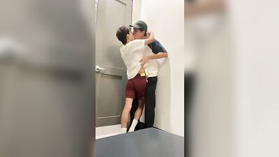 Gay Makeout Lust in Dressing Room (MaleMale)