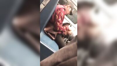 #34;Metro Swallow #34; - Public Outside Cum Amateur Oral Hungry Boy!