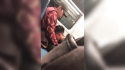 #34;Metro Swallow #34; - Public Outside Cum Amateur Oral Hungry Boy!