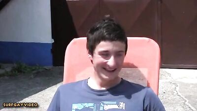 Two Friends Go Down on Twinks Gay Porn Handjob Video