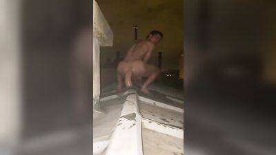 Gay Amateur Roof Dildo Games: Exploring Public Risky Outdoor Fetish