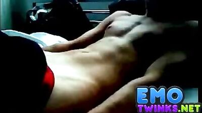 Jerking British Blonde Emo Boy - A Gay Porn Adventure!