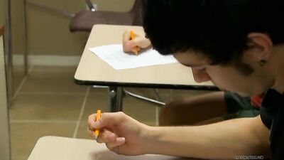 Kyler Moss and Ryan Sharp Take It from Teacher - Action Father and Step Son First Time!