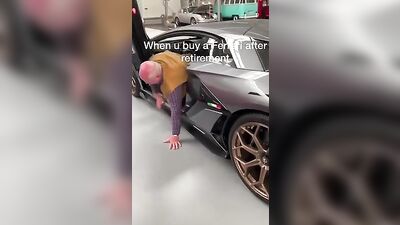 When you buy a Ferrari after retirement