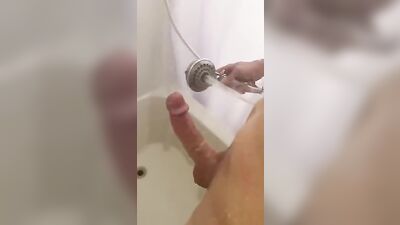 Young Twinks Cumshot Obsession: Shower Head Fun