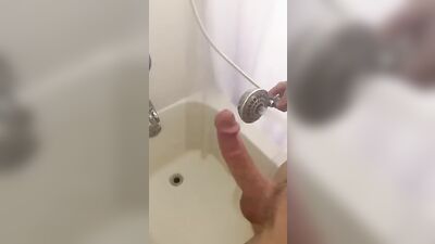 Young Twinks Cumshot Obsession: Shower Head Fun