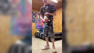 Gay Selfie Twink Cumming 235: Amature Handjob Solo Cums