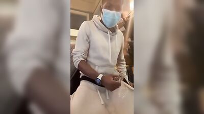 Selfie Black Twinks Cumming - Masked Edition!