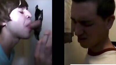 Glory Hole Frenzy: 18-Year-Old Boys Oral Delight