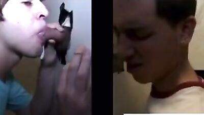 Glory Hole Frenzy: 18-Year-Old Boys Oral Delight