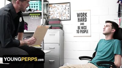 Handsome Boy Kai Masters Takes Fat Dildo Before Getting Drilled By The LP Officer - Young Perps