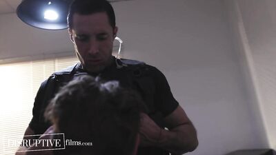 DisruptiveFilms - Man Gets Ass Fucked By Cop After His Girlfriend's Arrest