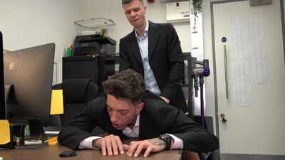 Britian's next Top Model moves aside. Bending him over the desk, I swear I could cum