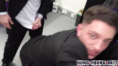 Britian's next Top Model moves aside. Bending him over the desk, I swear I could cum